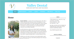 Desktop Screenshot of myvalleydental.com